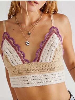 Free People Another Weekend Longline Bralette NTW